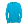 thumbnail image 5 of Sport Tek Teen Unisex Regular Plain Long Sleeves T-Shirt Atomic Blue X-Large, 5 of 5