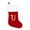 U, variant on Beautynvta Christmas Stockings with Initials, 17.7'' Large Personalized Embroidered Letter Stockings Red Velvet with White Super Soft Plush Cuff for Xmas Tree Fireplace Decor, D