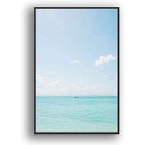 IDEA4WALL Framed Canvas Wall Art for Living Room, Bedroom Coast and Sea Canvas Prints for Modern Home Decoration Ready to Hang