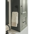 thumbnail image 3 of Amerock Appoint Matte Black Closed Towel Ring, 3 of 8