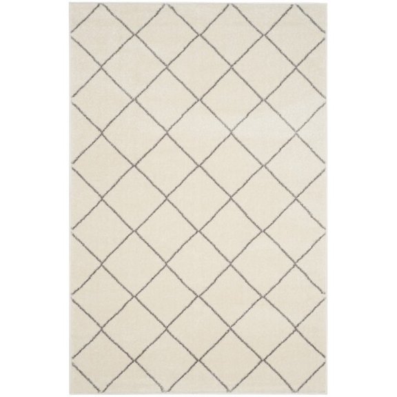 Safavieh Tunisia 6' 7" X 9' 2" Rug in Ivory and Light Gray