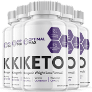 (5 Pack) Optimal Max Keto - Supplement for Weight Loss - Energy & Focus Boosting Dietary Supplements for Weight Management & Metabolism - Advanced Fat Burn Raspberry Ketones Pills - 300 Capsules