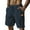 Navy, variant on Men's Functional Outdoor Work Shorts, Multi-Pocket Cargo Shorts with Elastic Waist & Reinforced Belt Loops ,Khaki 2XL
