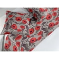 thumbnail image 2 of Poppy Bed Runner Set, Flowers Swirly Branches of Seasonal Foliage Repeated Design Retro Art, Decorative Bedding Scarf & 2 Pillow Shams for Hotels Homes, Queen, Warm Taupe and Dark Coral, by Ambesonne, 2 of 3