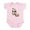 Petal Pink, variant on CafePress - Dirt Bike Wheeling In Mud Infant Bodysuit - Baby Light Bodysuit, Size Newborn - 24 Months