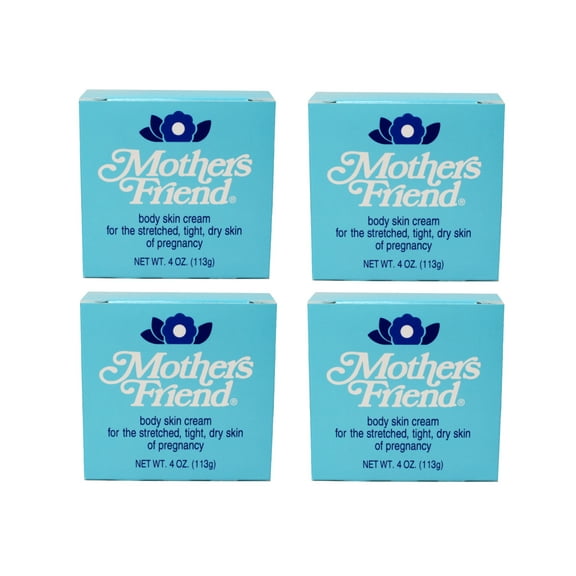 4 Pack of Mothers Friend Body Skin Cream 4 Ounce