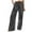 Black, variant on IDALL Wide Leg Pants Woman Lounge Pants Women Summer Casual High Waisted Wide Leg Loose Fit Wide Leg Pants Beach Pants With Pockets Beach Pants Baggy Pants Black L