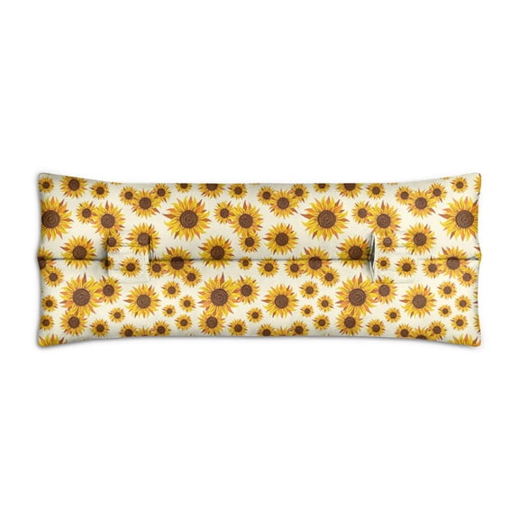 Watercolor Sunflower Seatbelt Pillow for Mastectomy - Soft Post Surgery Car Cushion - Rustic Floral Design for Breast & Chest Protection - Women's Recovery Aid