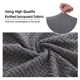 thumbnail image 4 of Fundas para sillas columpios de franela elástica gris oscuro 4 piezas, 4 of 8