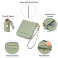 thumbnail image 5 of GAEKEAO Womens Wallet RFID Blocking Zip Around Wristlet Wallet Vegan Leather Card Holder Purse with Change Pocket, 5 of 6
