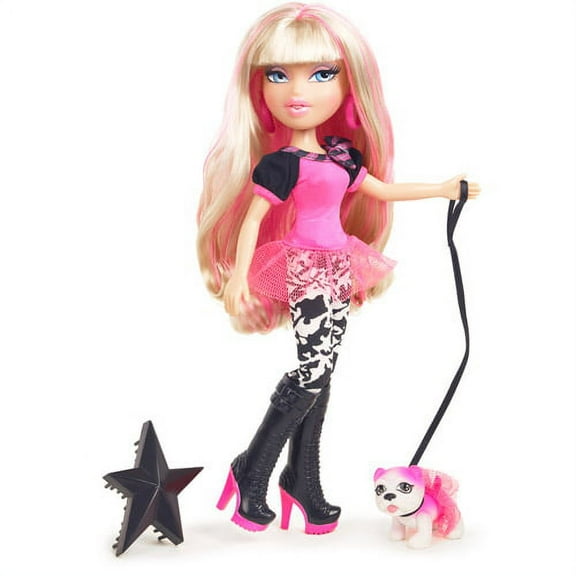 Bratz Neon Runway Cloe Doll, Blonde/Pink