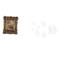 thumbnail image 1 of Marco de fotos,Marco de fotos retro Marco de fotos de mesa vintage,Marco de fotos adornado para colgar en la pared,decoración del hogar,Adhesivo de pared,Calcomanías de pared de peces para, 1 of 8