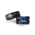 thumbnail image 6 of ringheart 3 Matching Rings His and Her Rings Couple Rings CZ Women Wedding Ring Black and Blue Ring, 6 of 6