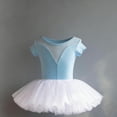 thumbnail image 5 of Justaucorps de Ballet pour Filles, Robe Tutu pour Filles avec Jupe Attachée, Tenue de Danse Sans Manches à Col Rond, Polyester Extensible Doux pour Pratique, Récitals, Usage Quotidien, 5 of 5