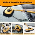 thumbnail image 4 of Cepillo para lavado de autos WillingHeart, curvo 15° con barra de extensión de 43 pulgadas, 4 of 6
