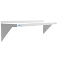 thumbnail image 3 of 12" x 48" 18-Gauge Stainless-Steel Heavy Duty Wall Shelf, WMSH-1248., 3 of 7