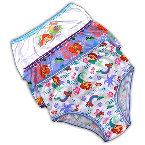Little Mermaid Ariel Underwear,2T/3T