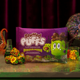 thumbnail image 5 of Stuffed Puffs Filled Marshmallows Monster Marsh Halloween Green Filled Marshmallows Made with Real Milk Chocolate and Coated with Sprinkles (10 CT Individual Singles), 9.2 oz, 5 of 10