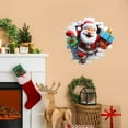 thumbnail image 2 of YWIYIUD 1PC Christmas Window Wall Stickers, 16inch Funny Wall Breaking Santa Window Stickers Christmas Living Room Decoration Christmas Door Stickers for Xmas Window Wall Refrigerator Decorations, 2 of 6
