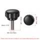 thumbnail image 2 of Uxcell 4 Piezas Perillas de Sujeción Estriadas M6 x 20mm Estudio Rosado de Acero Inoxidable 304 Cabeza Redonda de 25mm Tornillos de Pulgar Negros, 2 of 5
