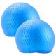 thumbnail image 1 of Gorro de natación de silicona con forma de burbuja para reducir la resistencia, gorro de natación reutilizable para mujeres y hombres, mantiene el peinado sin cambios, 2 uds., 1 of 5