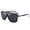 Bright black, variant on Mens Polarized Sunglasses UV400 Protection Driving Outdoor Sports Retro Oval Frame TAC Lens Full Frame All Day