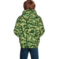 thumbnail image 3 of Bingfone Crayfish Army Pattern Youth Classic Hoodies Soft Hooded Pullover Sweatshirts for Girls and Boys, 3 of 6
