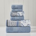 thumbnail image 1 of Juego de toallas Modern Threads Ophelia Blue, 6 piezas, 1 of 4