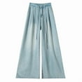 thumbnail image 4 of EDFBUYKRS Long Linen Pants for Women Tall Women's Casual Wide Leg Pants Comfortable Everyday Trousers Versatile Solid Color Long Pants for All Seasons Stretchy Soft Fabric Relaxed Fit Xl, 4 of 4