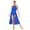 A Royal_Blue, variant on IEFIEL Womens Ballet Dance Dress Ballerina Tutu Leotard Contemporary Lyrical Dance Performance Costume Burgundy XL