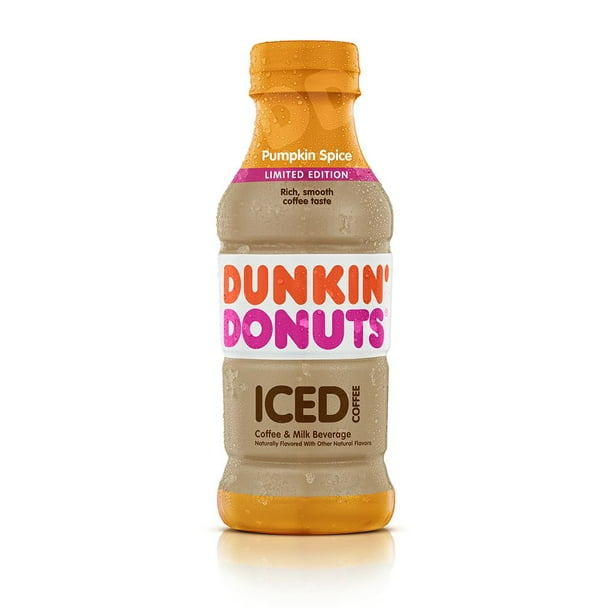 Dunkin' Donuts Pumpkin Spice Iced Coffee, 13.7 Fl. Oz.