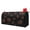 Black, variant on Retro Horror Mailbox Cover with Witch Wizard and Black Cat 18x21in Magnetic Mailbox Cover