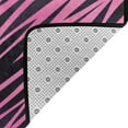 thumbnail image 4 of Area Rugs For Living Room Decor - Pink Black Zebra Print Striped Anti Slip Throw Washable Rugs 3x5 For Bedroom, Soft Indoor Carpet For Bedroom Living Room 60x39In, 4 of 5