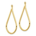 thumbnail image 2 of Primal Gold 14K Yellow Gold Teardrop Earring Jackets, 2 of 4