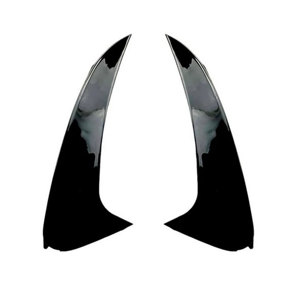Glossy Black Rear Bumper Splitter Spoiler Rear Canard Air Vent Trim for Benz CLS Class W218 CLS250 CLS400 CLS500 14-17