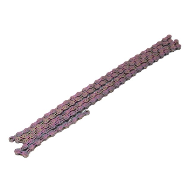 8 Speed Bicycle Chain, Lightweight Bike Speed Chain For Cycling Riding Silver,Gold,Colorful