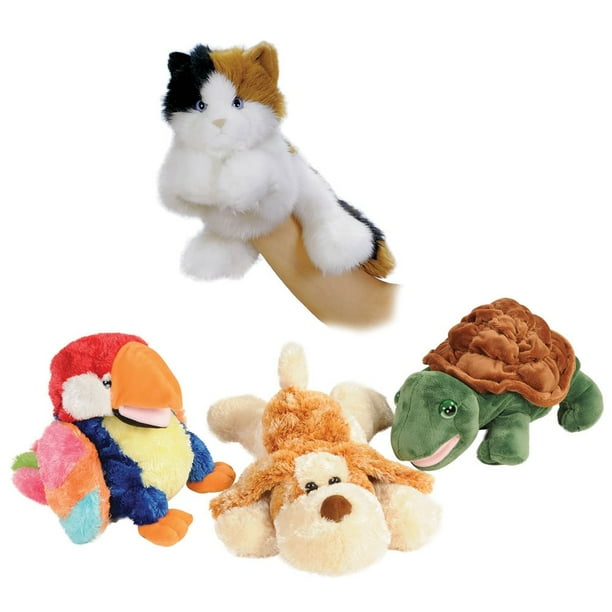 Pet Hand Puppets Set of 4