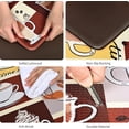 thumbnail image 4 of 2 PCS Kitchen Rugs, Cushioned Anti-Fatigue Kitchen Rugs, Waterproof Non-Slip Kitchen Mats, Washable Coffee Kitchen Mats for Floor Kitchen Laundry Office (17.3"x29"+17.3"x47"), 4 of 5