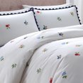 thumbnail image 2 of Lady Pepperell Kew Gardens Cotton Floral Comforter Set, White, King, 2 of 14