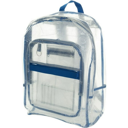 Toppers Transparent Vinyl Back Pack With