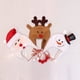 thumbnail image 2 of Sombrero de Navidad Sombrero de árbol de Navidad Sombrero de decoración para niños Adultos niños Tirando de Tela de Franela Cuerda Larga Muñeco de Nieve de Dibujos Animados Sombrero de Alce, 2 of 5
