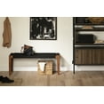 thumbnail image 3 of South Shore Balka Wood and Rope Bench, in Black and Natural, 3 of 11