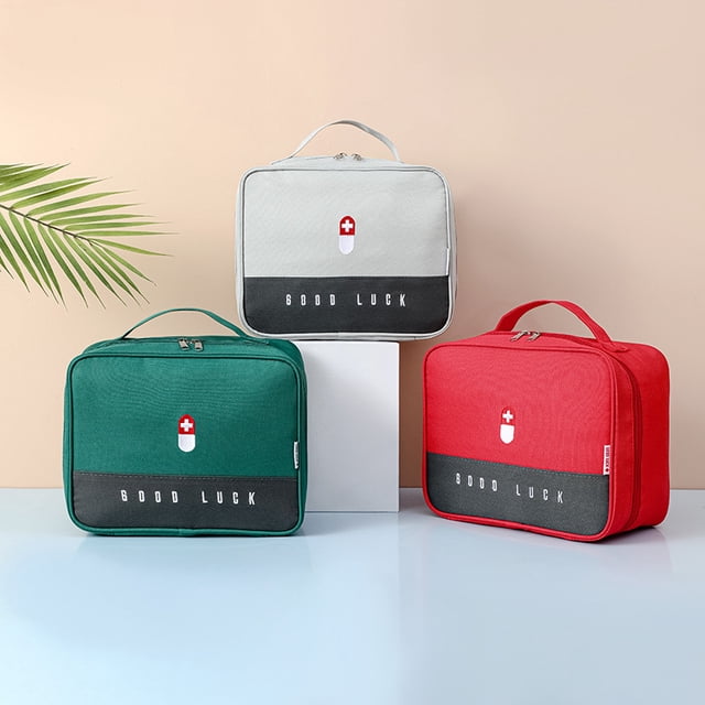 Medical Bag Travel Portable First Aid Bag Home Classification Bag Drug Storage Bag Travel Essentials