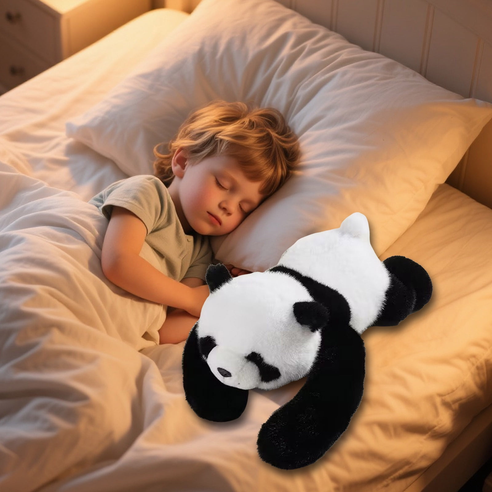 Wonitaaizi Weighted Stuffed Animals, 24in Big Panda Plush, Cute Soft Plushie Pillows for Adults Boys Girls