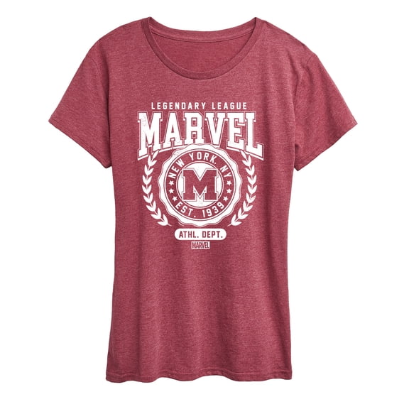 Marvel - Collegiate - Women's Short Sleeve Graphic T-Shirt