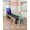 thumbnail image 2 of KFFKFF 9' Roll and Score Classic Arcade Game Table, Indoor Skeeball Machine Game Set with LED Electronic Scorer, Sound, Automatic Ball Return, 2 of 9