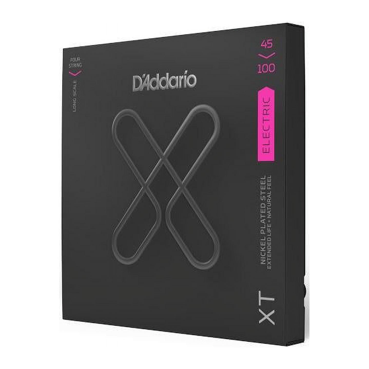 D'Addario XT Bass Nickel Plated Steel, Regular Light, Long Scale, 45-100