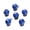 Dark Blue, variant on ERDOUY 30 Pack 14mm Metal Round Jingle Bells, Small Craft Bells with 2.3mm Drilled Hole, Festive Decorations for Christmas, Wind Chimes, Jewelry, Holiday Party & Home Ornaments, Red