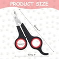 thumbnail image 2 of Professional Cat Nail Clipper Non-Slip Big Handles Claw Trimmer Safe Sharp Stainless Steel Scissor Small Pet Animal Grooming Clipper for Small Dogs, Puppies, Rabbits, Birds, 2 of 8
