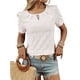 thumbnail image 1 of Blusas Casuales de Verano para Mujer, con Bordados Calados, de Corta, Color Beige, Talla XL, 1 of 9